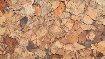 Close-up of Weathered, Cracked Bark on a Tree Trunk photo