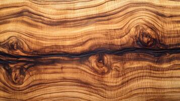 Close-up of a Wooden Surface with Knots and Grain Patterns photo