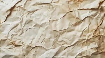 Crumpled and Stained Paper Texture photo
