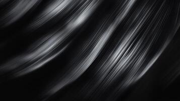 Abstract Black and White Curved Lines with Depth photo
