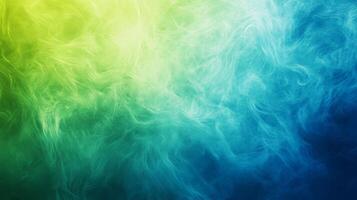 Abstract Green and Blue Swirling Smoke Background photo