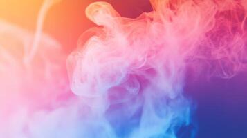 Abstract Smoke Swirls with Gradient Background photo