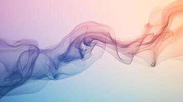 Abstract Smoke Swirls on a Soft Gradient Background photo