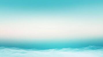 Abstract Gradient Background with White Clouds and Turquoise Sky photo