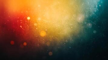 Abstract Background with Red, Yellow, and Green Gradient and Speckles photo