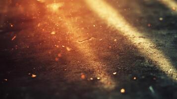 Abstract Background with Golden Dust and Light Streaks photo