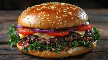 Rome pizza burger cut out on an isolated simple minimalist background photo