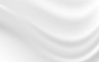 Gentle curves on a soft white gradient background for minimalist, modern projects vector