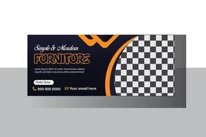 Web Banner design mockup vector