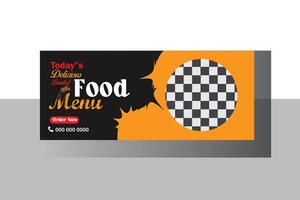 New Web Banner design mockup template vector