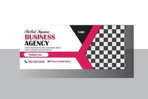 Special Web Banner design mockup template vector