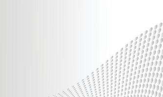 Abstract white wave modern background. vector