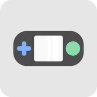 Portable game console button. vector