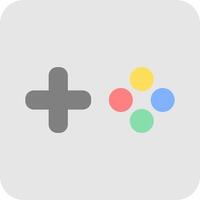 Icon with colorful game buttons. vector
