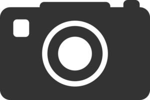 Simple camera icon. Minimalist camera icon. vector