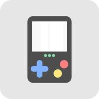 Portable game device icon. vector