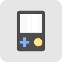 Portable game console icon. vector