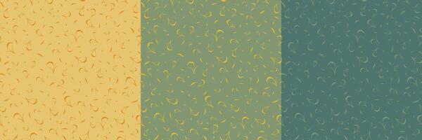 Golden ears of wheat, rye or barley pattern. Cereal wheat straw repeat pattern vector