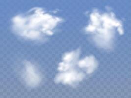 smoke or fog on isolated background. vector
