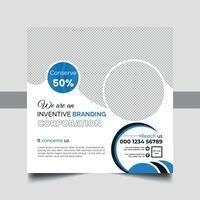 Social Media Post Design layout vector