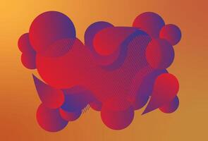 abstract modern graphic elements. Dynamical colored forms and line. Gradient abstract banners with flowing liquid shapes. Template for the design of a logo, flyer or presentation. . vector