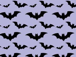 Bat pattern. Halloween design. illustration vector