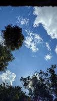 un ver de el cielo mediante un ventana foto