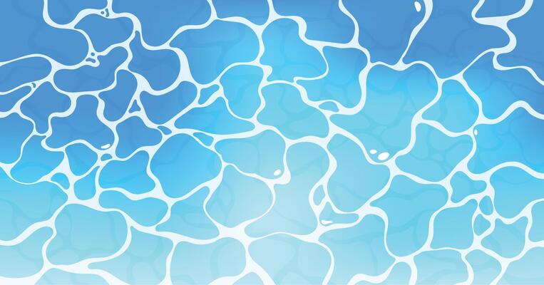 Water ripple surface with sunlight reflections. water texture top view