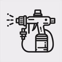 Smooth Paint Spray Silhouette for Graphic Projects vector