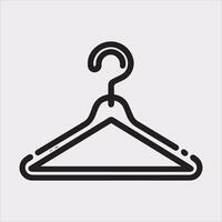 Captivating Hanger Art for Fashion-Related Graphics vector