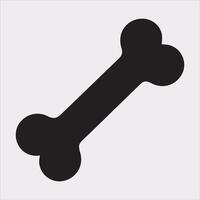 Minimalist Bone Art Ideal for Medical and Educational Use vector