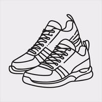 Minimalist Boot Art for Modern Graphic Designs vector