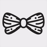 High-Resolution Bow Tie Art on a White Canvas vector
