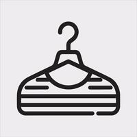 Hanger Silhouette Essential for Fashion and Retail Designs vector