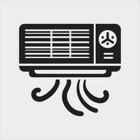 Versatile Air Conditioner Silhouette for Digital Projects vector