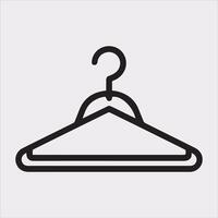 Essential Hanger Silhouette for Elegant Design Solutions vector