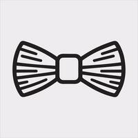 Minimal Bow Tie Silhouette Graphic for Modern Projects vector