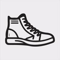 Bold Boot Design on a Pristine White Background vector