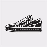 Customizable Boot Silhouette Art on a White Background vector