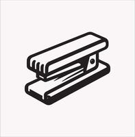 Metal Stapler with Extractor Artwork for Office Tools vector