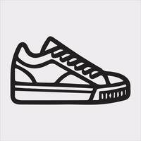Elegant Boot Silhouette Graphics on Clean White Background vector