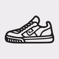 Boot Graphic Silhouette on Clean White Background vector