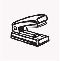 Office Stapler and Tool Curved Jaws Design for Creative Projects vector