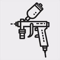 Urban Paint Spray Silhouette for Download on White Background vector