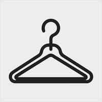 Hanger Silhouette A Stylish Addition to Your Design Collection vector