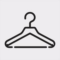 Innovative Hanger Silhouette for Eye-Catching Graphics vector