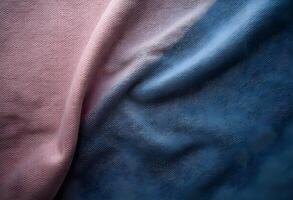 Top view fabric texture background photo