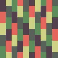 Seamless pattern of colorful rectangular shapes lined up like bamboo trees vector