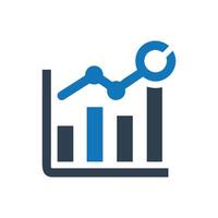Positive growth arrow icon on white background vector
