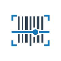 QR code Icon on white background vector